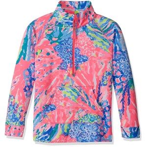 Little Skipper Printed Popover in “Rainbow Soleil”